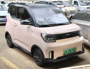 Wuling 2023 Hongguang Mini EV · Green — 8,000 km, USD 8,000